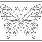 Butterfly Colouring Page