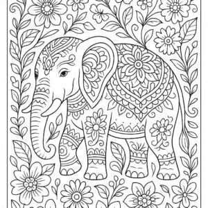 Animal Design Coloring page