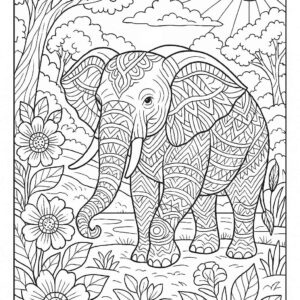Animal Design Coloring page