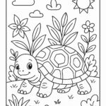 Turtle Colouring Page