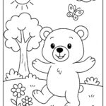 Bear Colouring Page