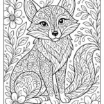 Fox Coloring page