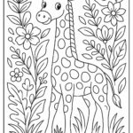 Giraffe Coloring page
