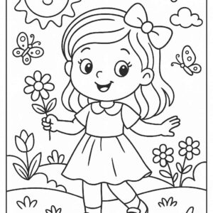Girl Coloring page