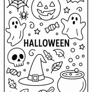 Halloween Coloring Page