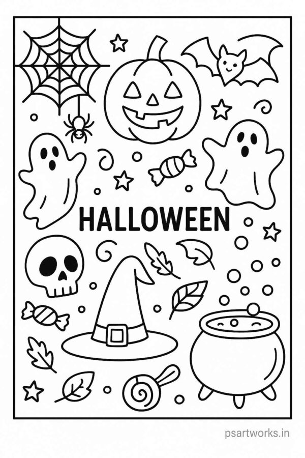 Halloween Coloring Page