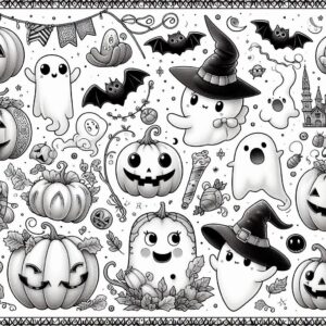 Halloween Coloring Page