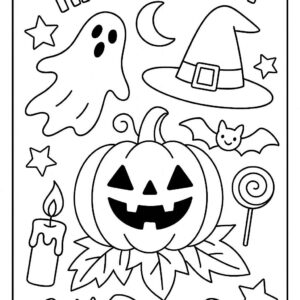 Halloween Coloring Page