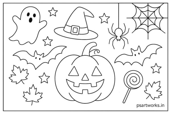 Halloween Coloring Page