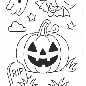 Halloween Coloring Page