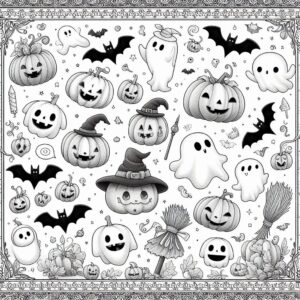 Halloween Coloring Page