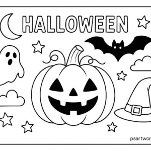 Halloween Coloring Page