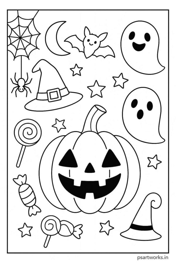 Halloween Coloring Page
