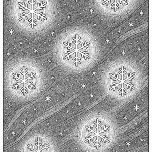 Ice crystals forming beautiful patterns