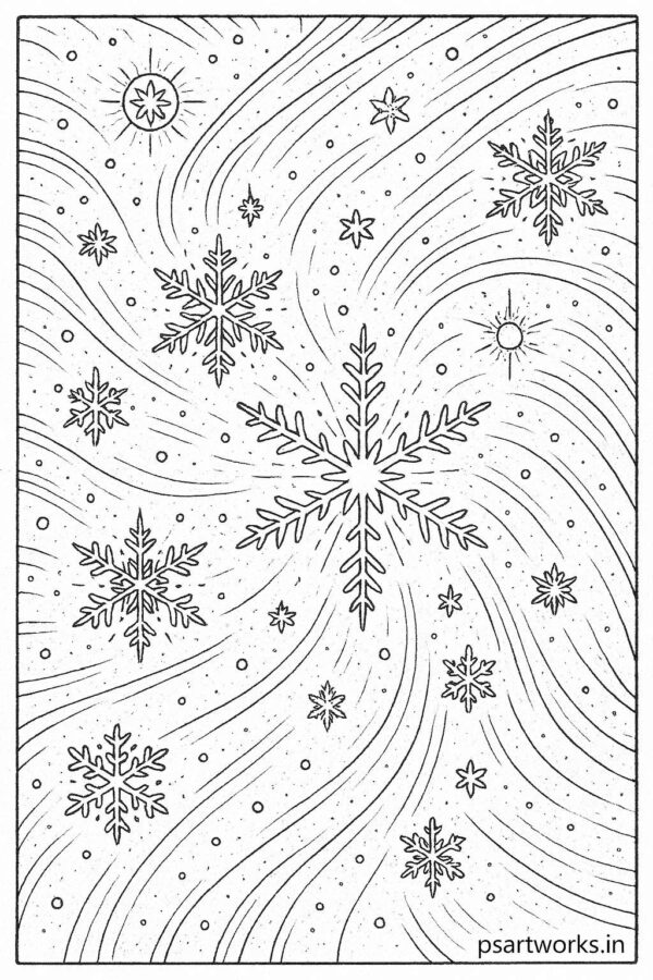 Ice crystals forming beautiful patterns