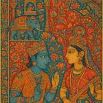 Indian Vintage Boondi Art Style Illustration