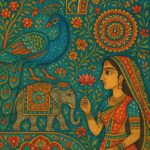 Indian Vintage Boondi Art Style Illustration