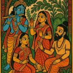 Indian Vintage Boondi Art Style Illustration