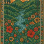 Indian Vintage Chamba Art Style Illustration