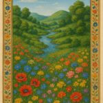 Indian Vintage Guler Art Style Illustration