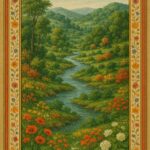 Indian Vintage Guler Art Style Illustration