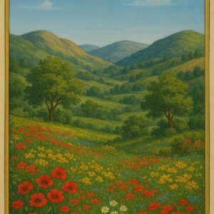 Indian Vintage Guler Art Style Illustration