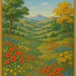 Indian Vintage Guler Art Style Illustration