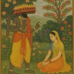 Ravana Adresses Sita Guler Art Style Print