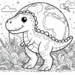 Jurassic World Colouring Page