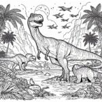 Jurassic World Colouring Page