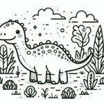 Jurassic World Colouring Page
