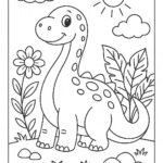 Jurassic World Colouring Page