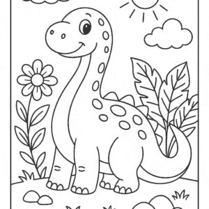 Jurassic World Colouring Page
