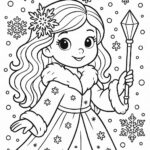 Cartoon Colouring Page