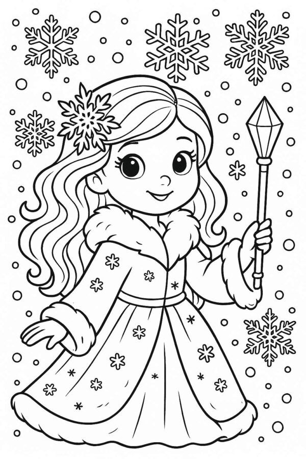 Cartoon Colouring Page