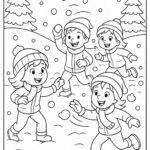 Kids skating on frozen river