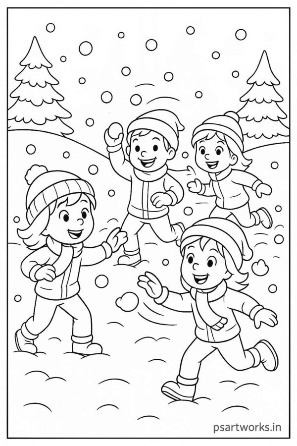 Kids skating on frozen river