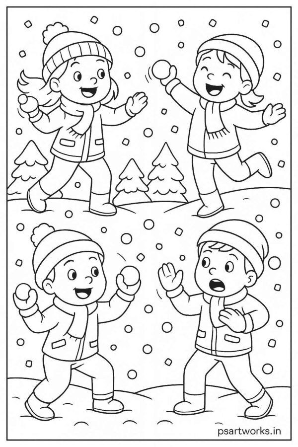 Kids skating on frozen river