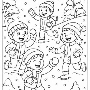 Kids skating on frozen river