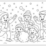 Kids skating on frozen river