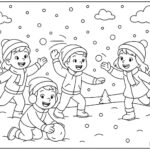 Kids skating on frozen river