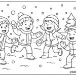 Kids skating on frozen river