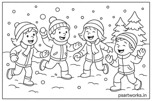 Kids skating on frozen river