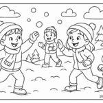 Kids skating on frozen river