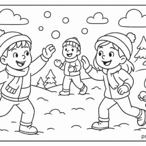 Kids skating on frozen river