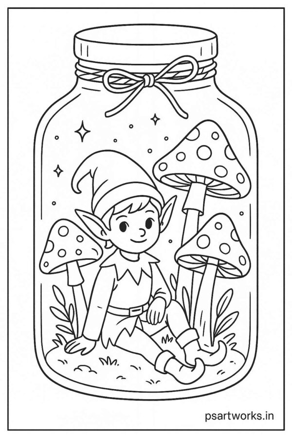 Life In A Jar Coloring page