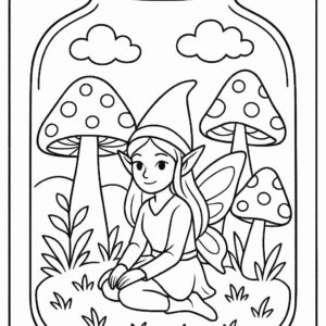 Life in a Jar kids Coloring Pages