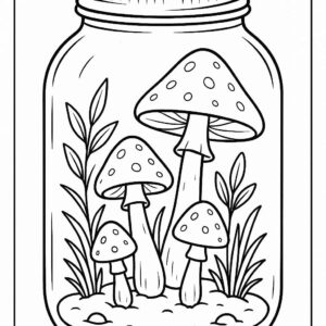 Life in a Jar kids Coloring Pages