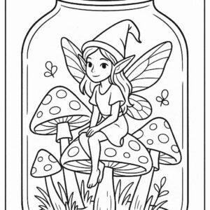 Life in a Jar kids Coloring Pages