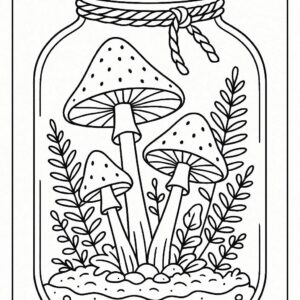 Life in a Jar kids Coloring Pages